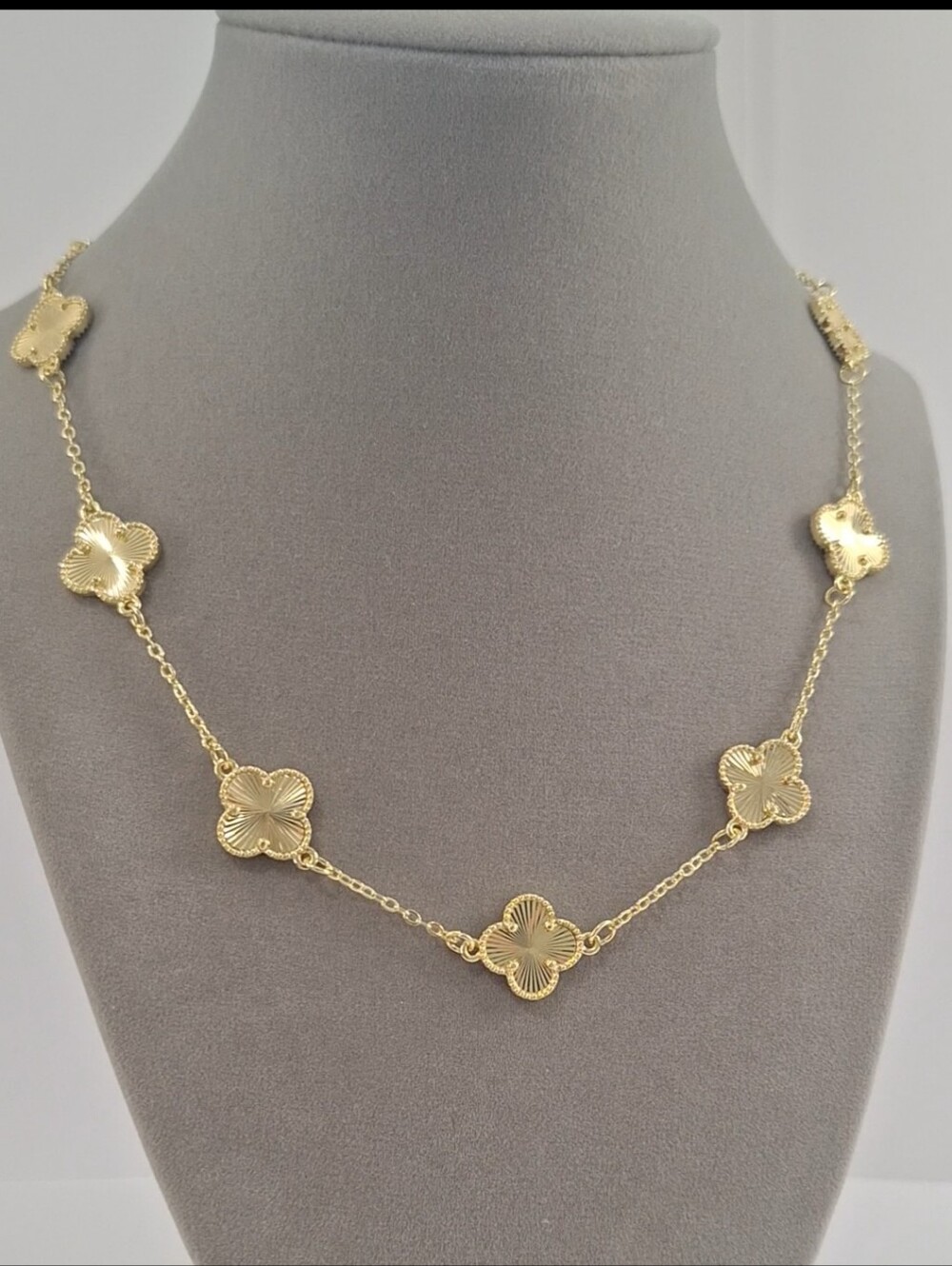 2026 Design Gold Filled Multi Clovers necklace - Picture 10 of 10
